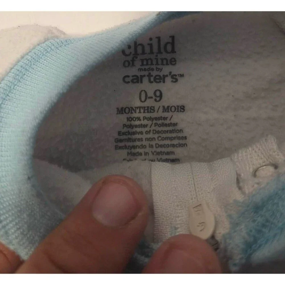 Carter’s Child of Mine Sleep Sack Baby Girls Boys 0-9M Sleeper Fleece Elephant